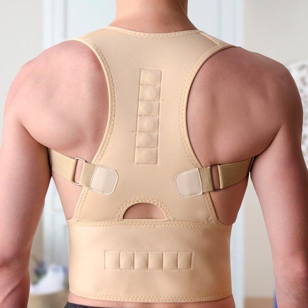 Corrector Postural de Espalda Magnético con 12 Imanes – Soporte Ajustable Unisex