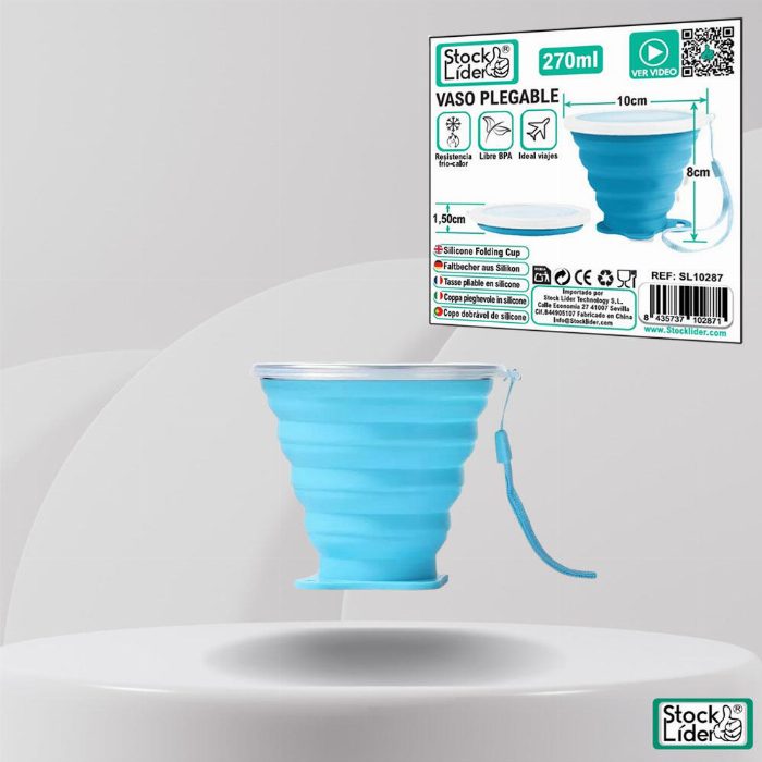 Copo dobrável 270ml