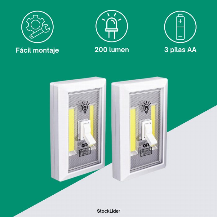 Candeeiro COB LED 3W 200Lm