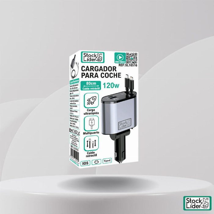 Carregador para carro multifunções