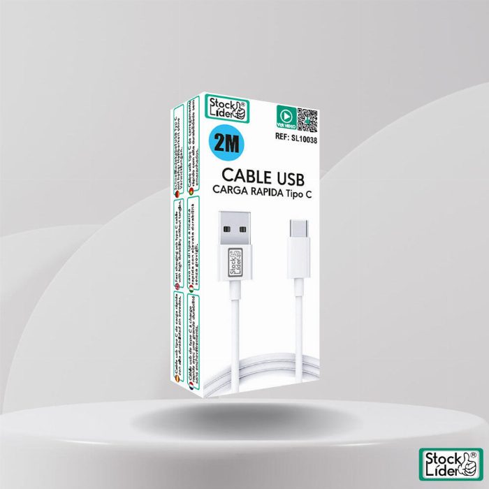 Cabo USB tipo C 2m