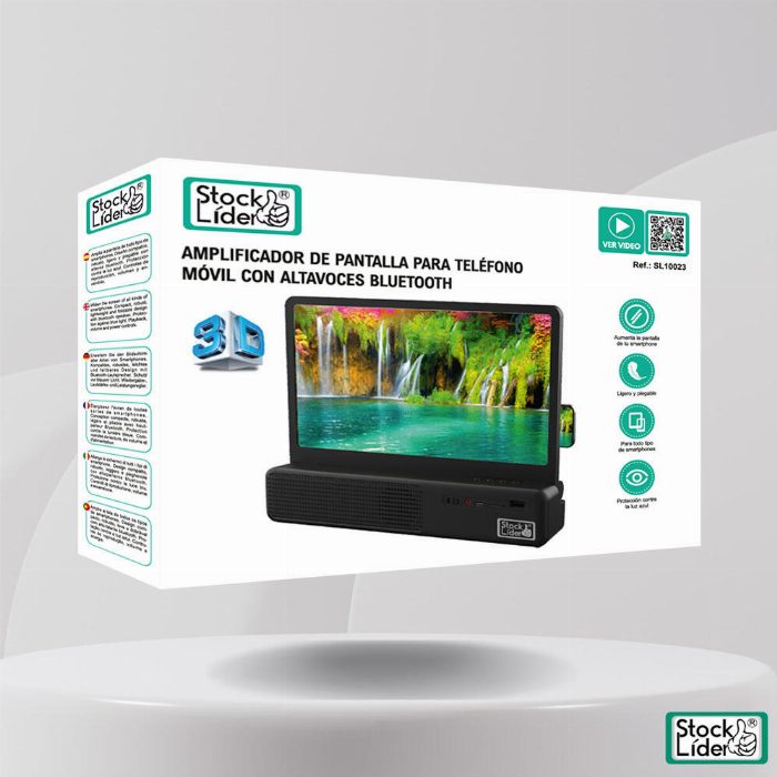 Amplificador de ecrã com Bluetooth
