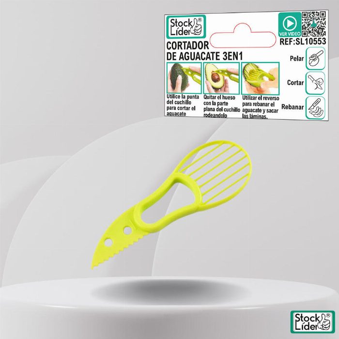 Cortador de abacate 3 em 1