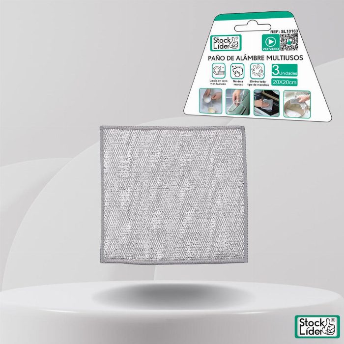 Pack de 3 panos de arame
