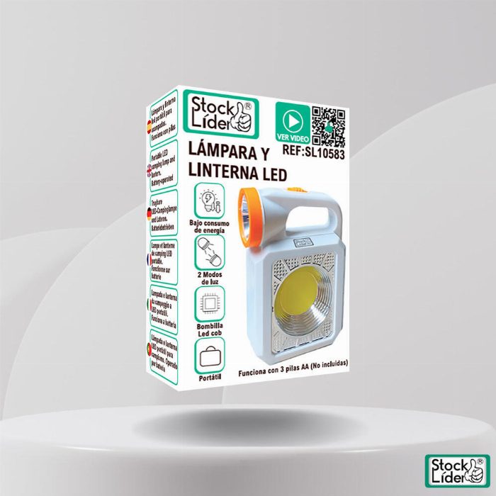 Candeeiro e lanterna LED