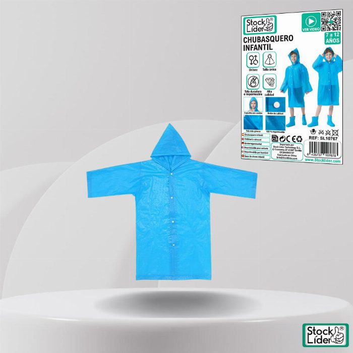 Capa de chuva para crianças
