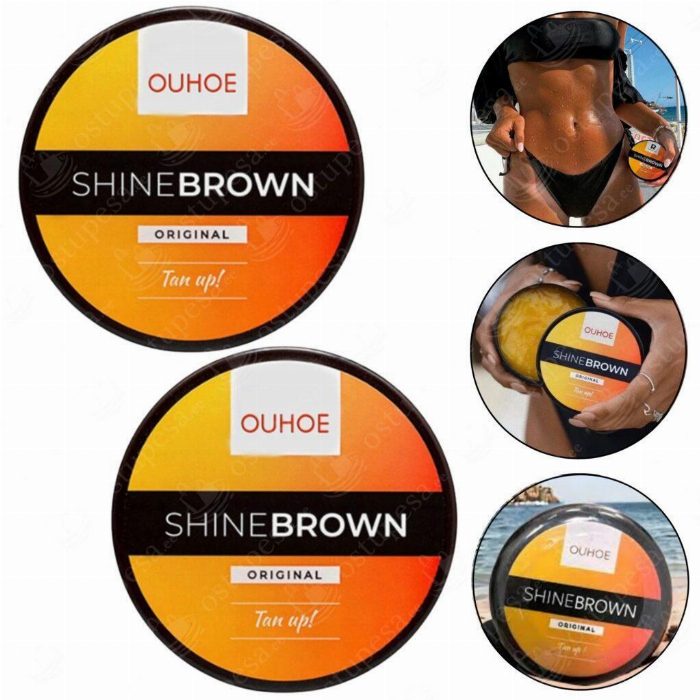 Creme aceleradora de bronzeado Shine Brown Ouhoe