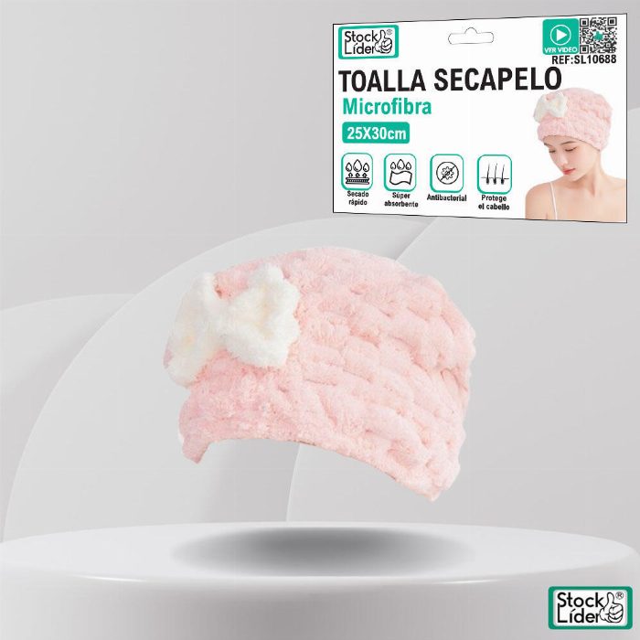 Toalha de microfibra para secar cabelo