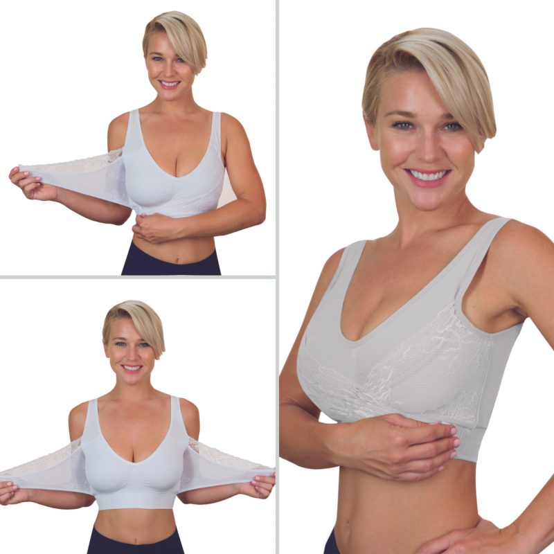 Conjunto de 3 soutiens push up sem costuras