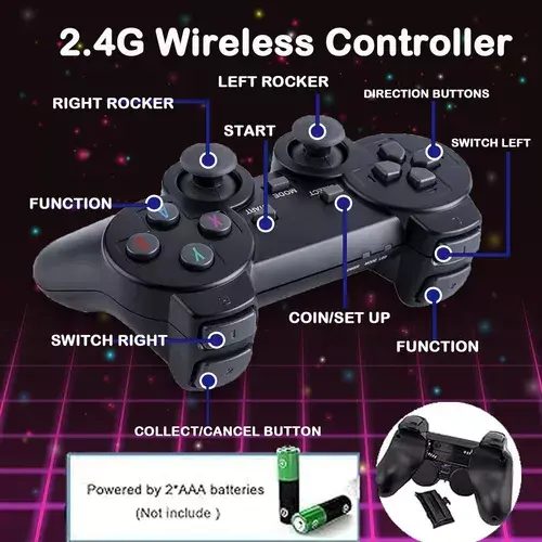 Console Retro Arcade HDMI Stick 4K 64GB M8
