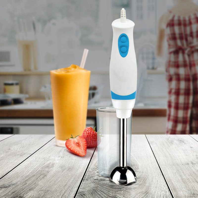 Handmetheader 300W 2 Velocidades De Aço Inoxidável 4-Sheet Blade Inclui Vidro