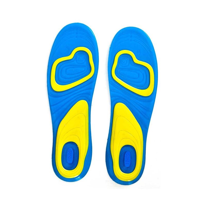 Pack de 2 pares de palmilhas de gel ativo uso diário tamanhos 36-41