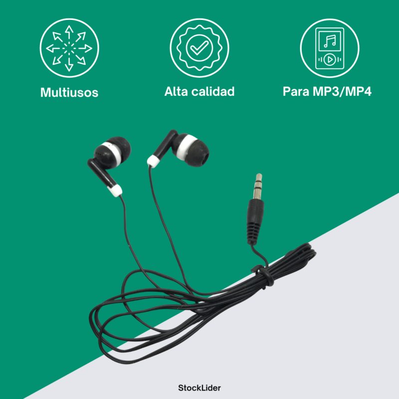 Auscultadores estéreo com circuito acústico dual