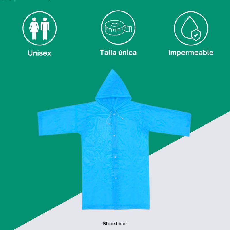 Capa de chuva adulta