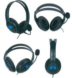 Auscultadores gaming para PS4 com microfone ajustável