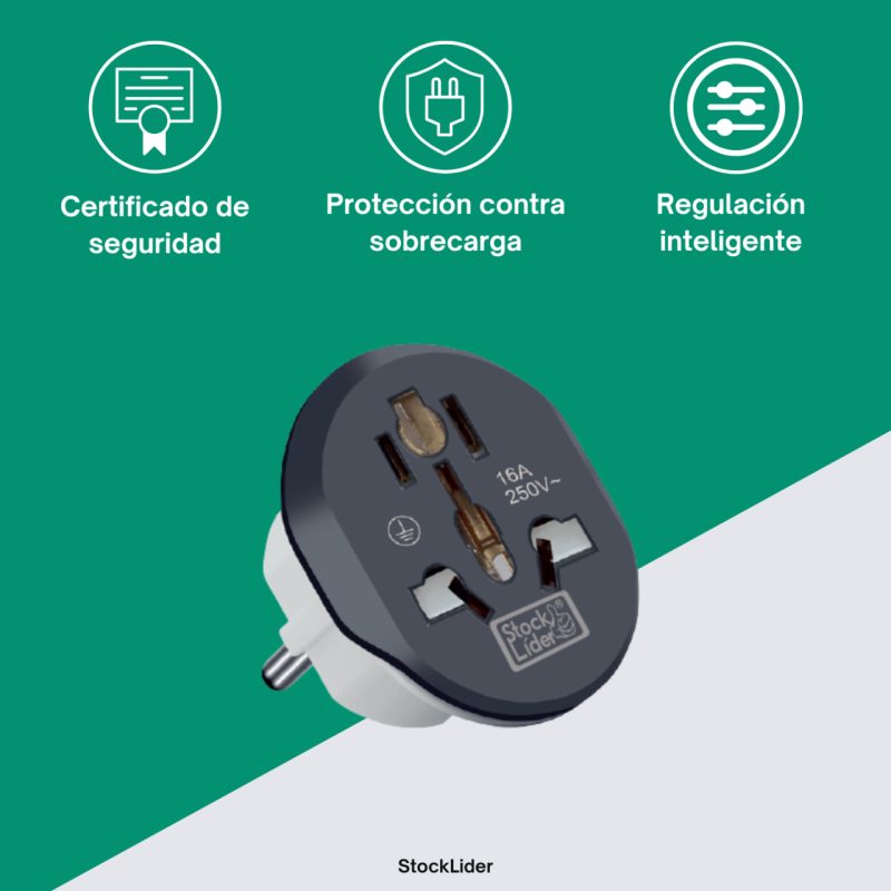 Adaptador universal para viagens internacionais