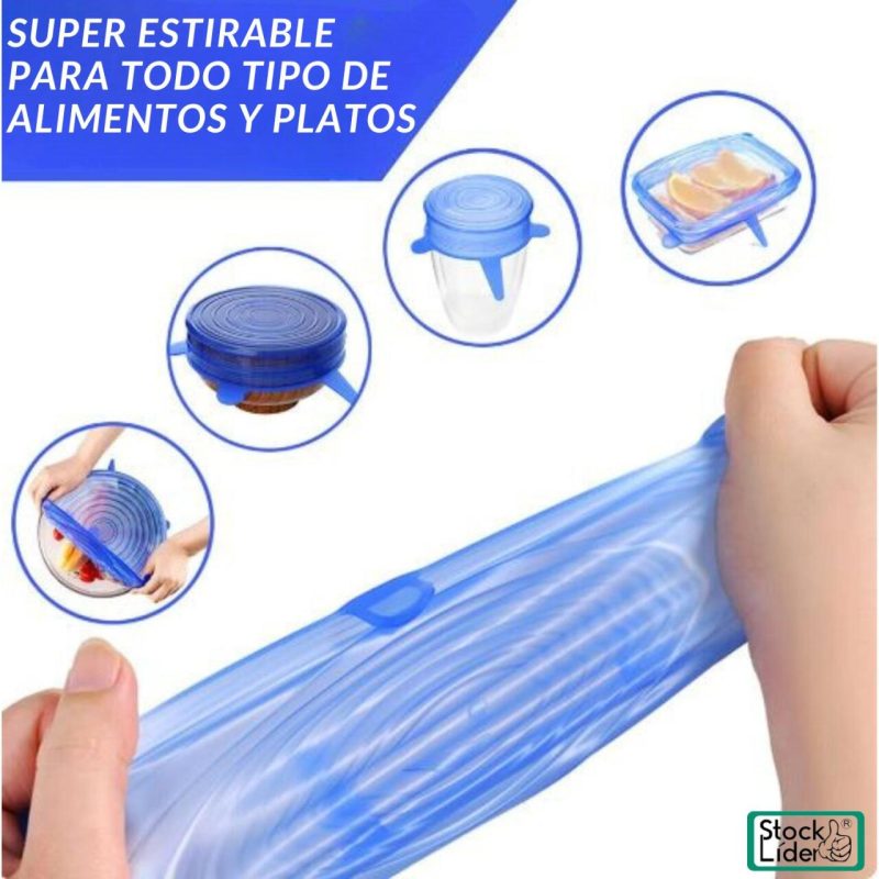 Tampa de silicone multiusos