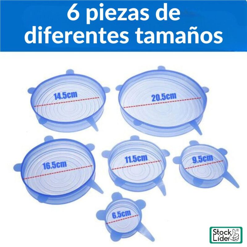 Tampa de silicone multiusos