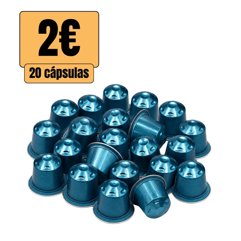 20 cápsulas para café em 3 intensidades