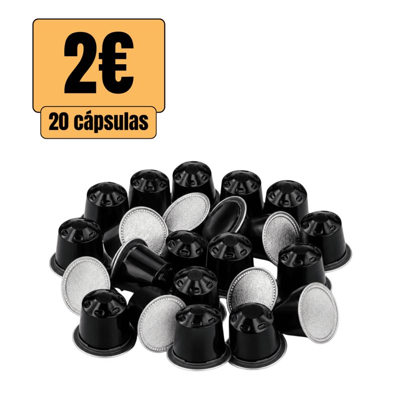 20 cápsulas para café em 3 intensidades
