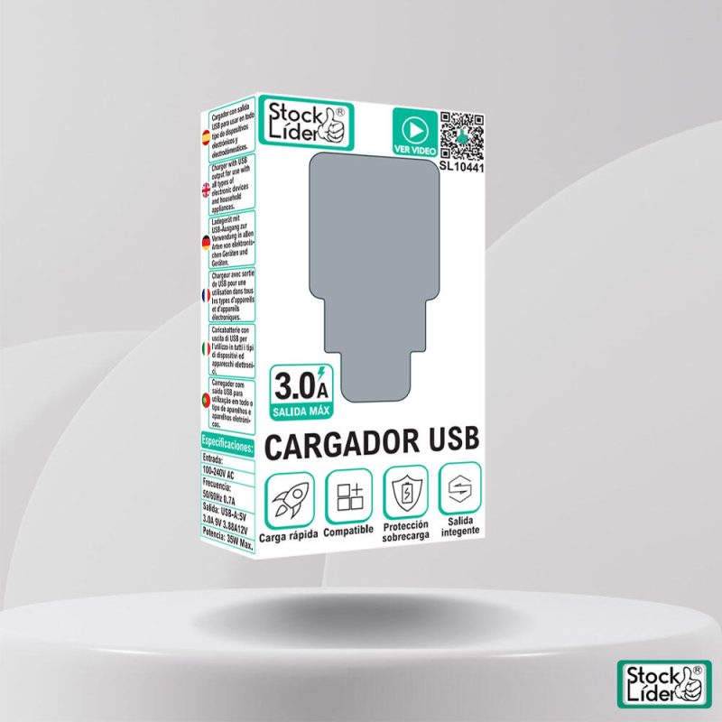 Carregador USB com carga rápida