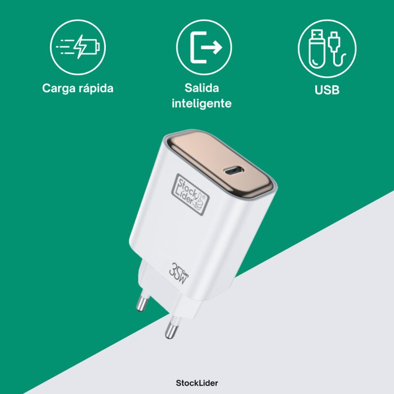 Carregador USB com carga rápida