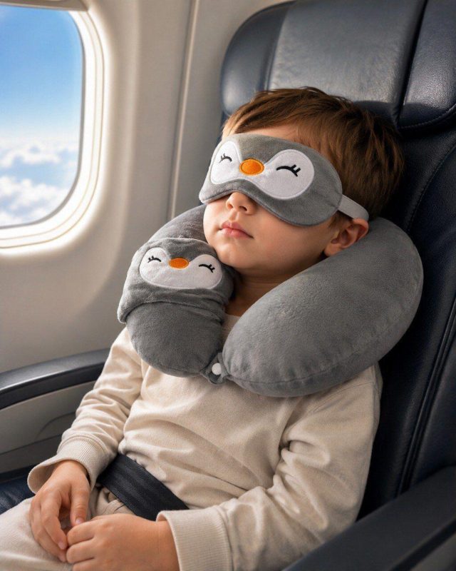 Almofada de viagem infantil
