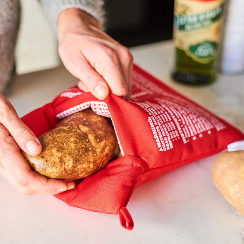 Pack de 3 sacos para assar batatas no micro-ondas