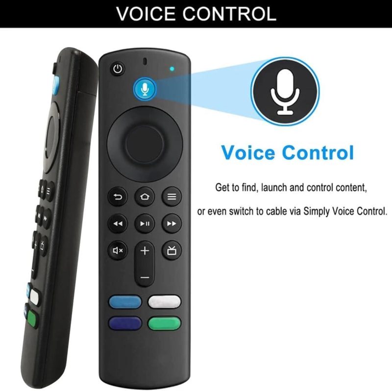 Comando à distância com controlo de voz para Amazon Fire TV Stick