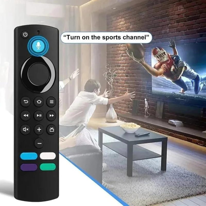 Comando à distância com controlo de voz para Amazon Fire TV Stick