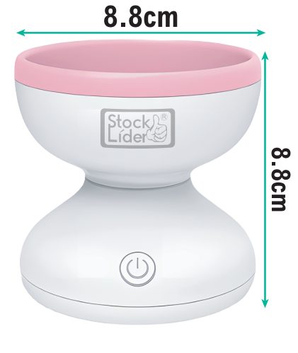 Limpeza de pincéis de maquilhagem automática
