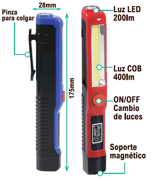Mini lanterna LED COB