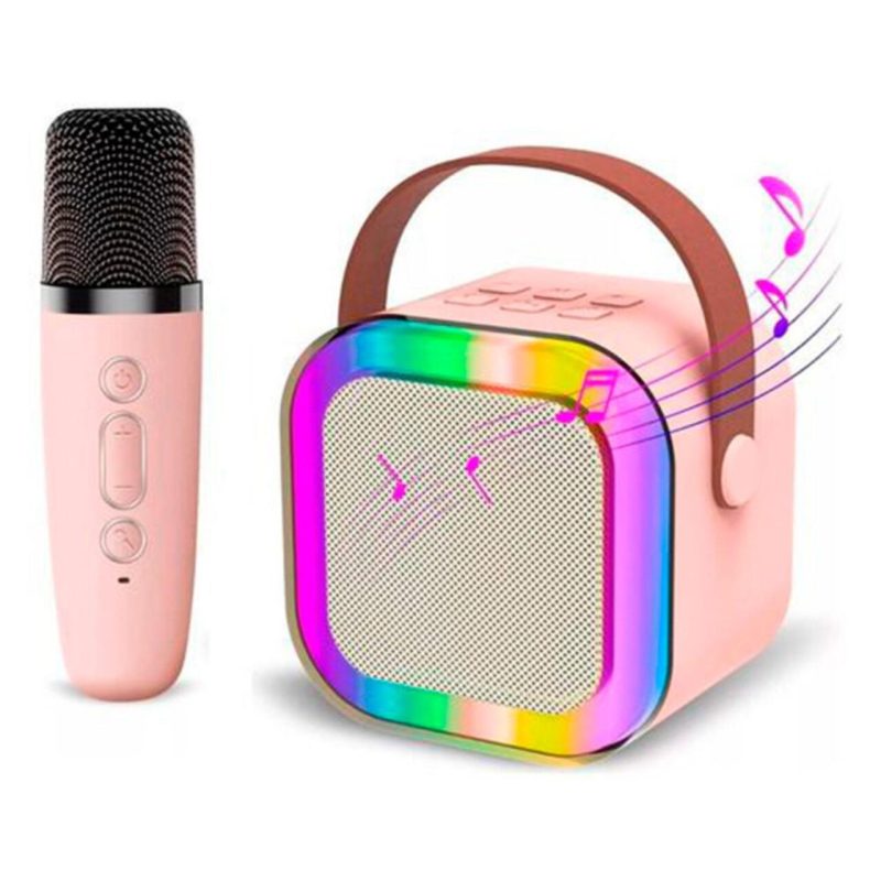 Karaoke portátil com Bluetooth