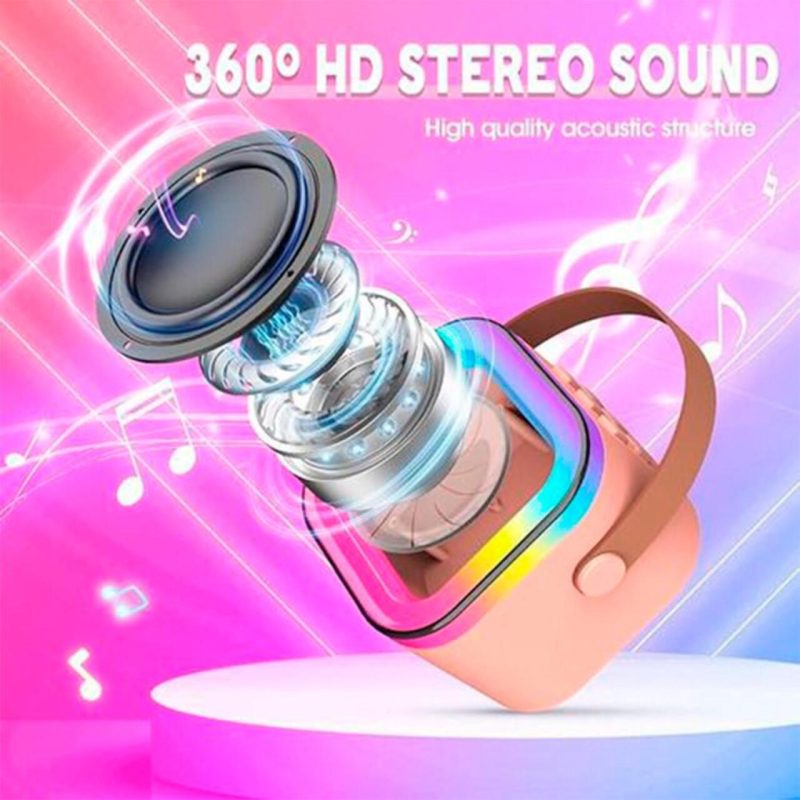 Karaoke portátil com Bluetooth