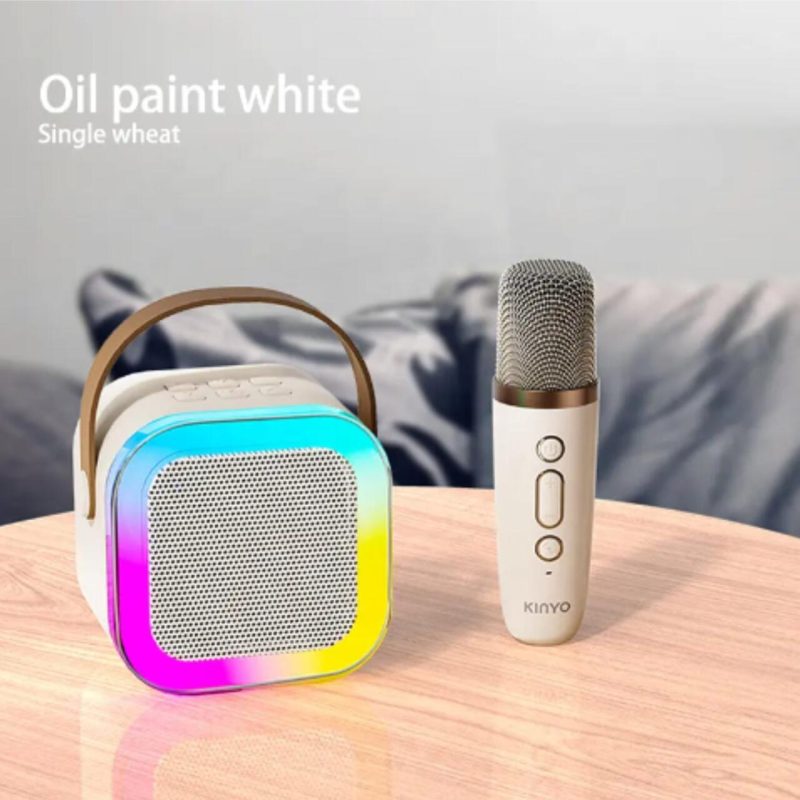 Karaoke portátil com Bluetooth