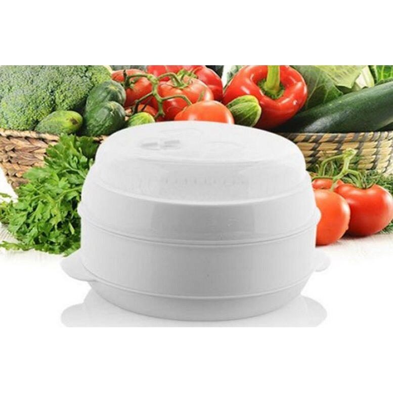 Caçarola para microondas de cozinha a vapor