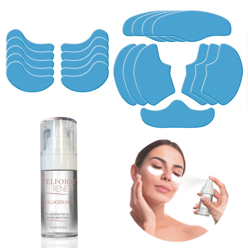 Tratamento facial anti-idade com colagénio e ácido hialurónico