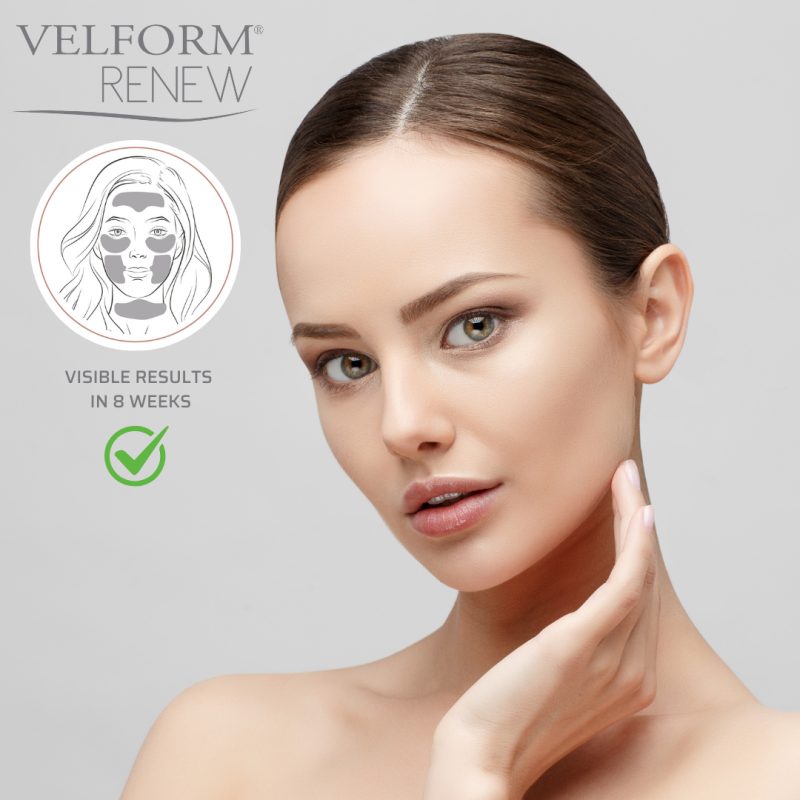 Tratamento facial anti-idade com colagénio e ácido hialurónico