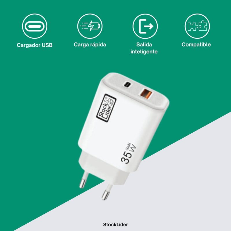 Carregador USB + Tipo C