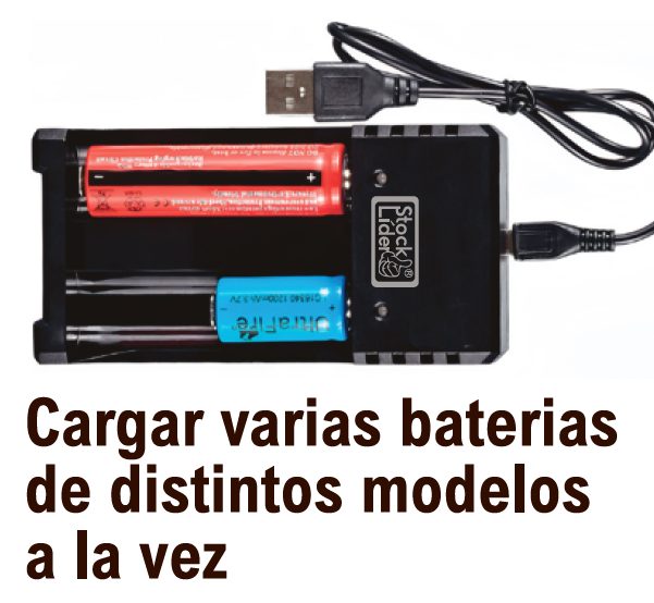 Carregador para pilhas 3.7 V