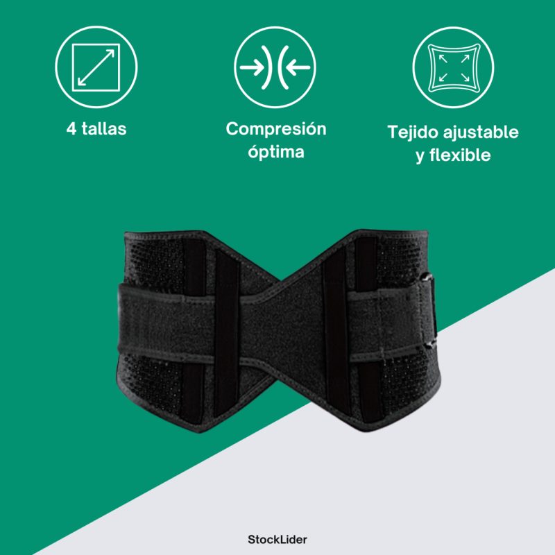 Cinta lombar ajustável