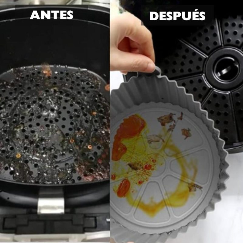 Bandeja de silicone para fritadeira de ar