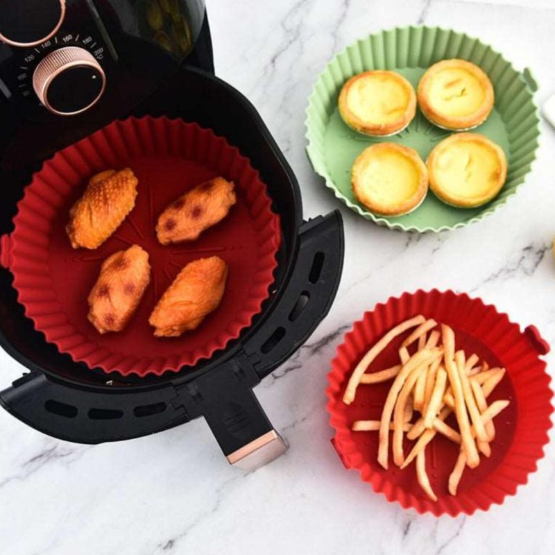 Bandeja de silicone para fritadeira de ar