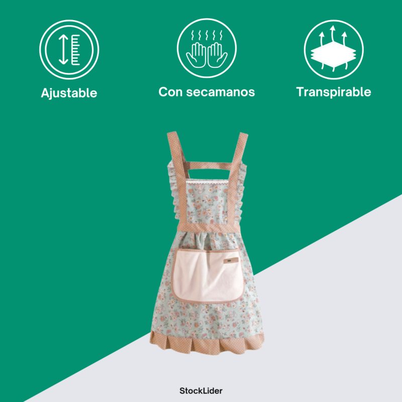 Avental com toalha de mão