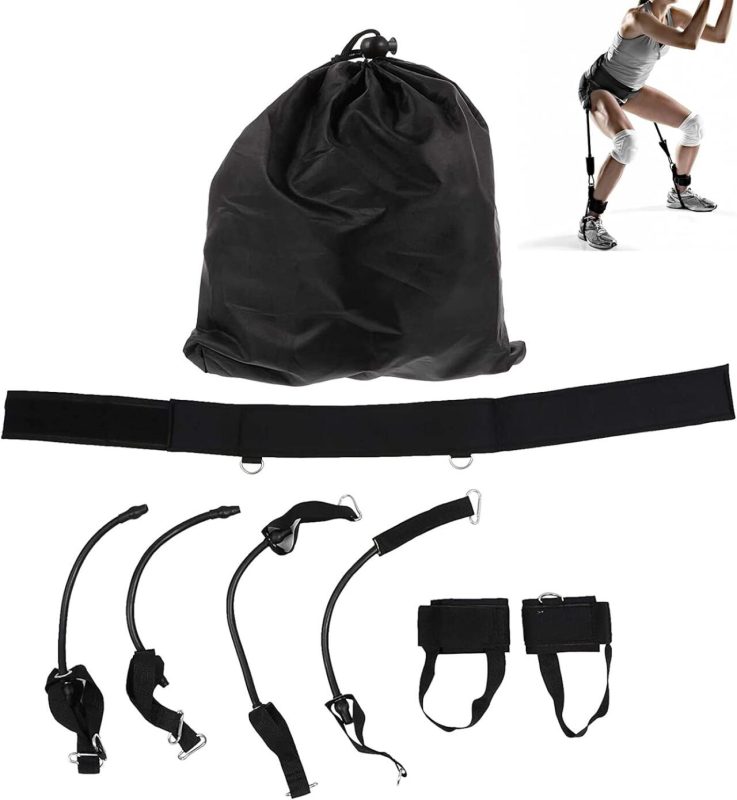 Kit vertical de borrachas elásticas com trem inferior de resistência
