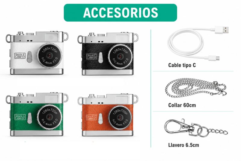 Mini câmara compacta HD 720p