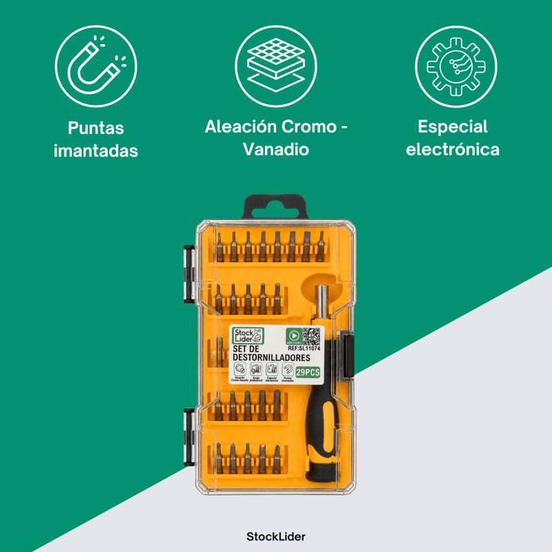 Conjunto de chave de fenda