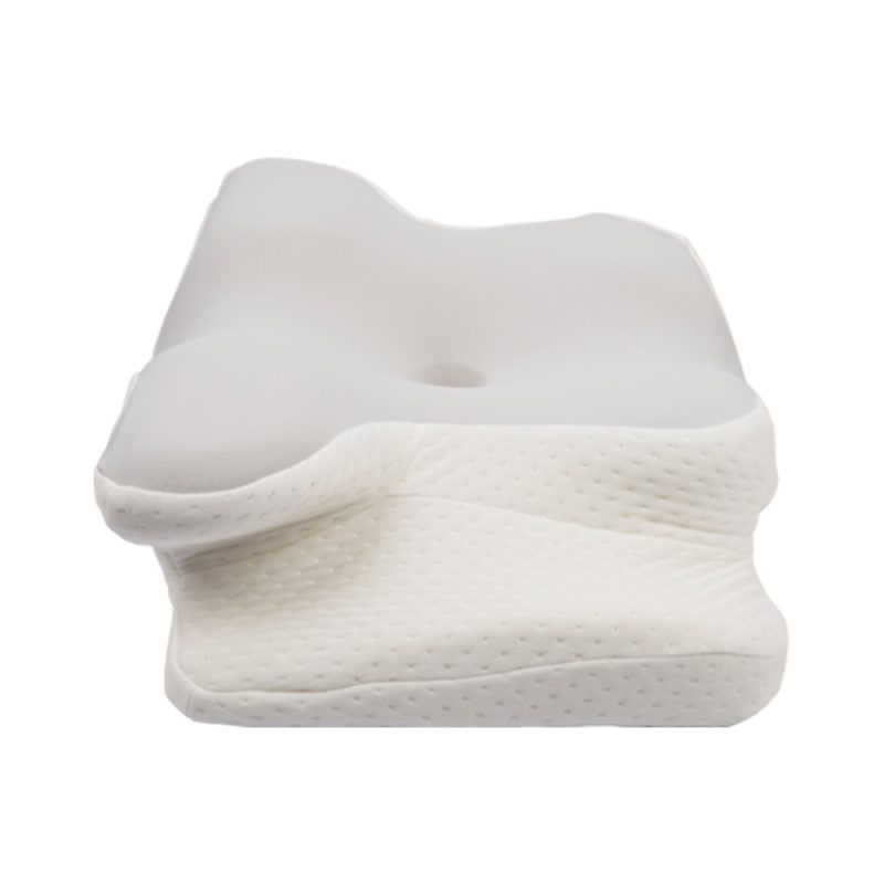 Almohada Cervical Viscoelástica Ergonómica 62x42x13,5 cm, Mariposa, Soporte Cuello y Hombros, Funda Lavable, Antironquidos