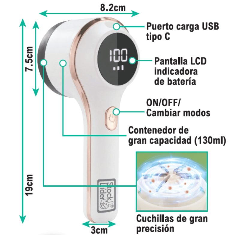 QUITAPELUSAS ELÉCTRICO
