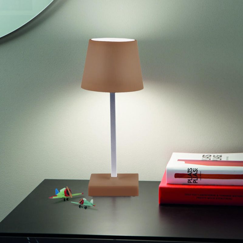 Lámpara de mesa táctil LED regulable y minimalista